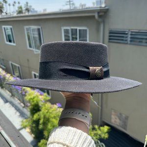 London Sparkles Large Black Goorin Bro’s Wool Hat